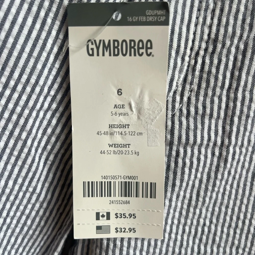 NWT Gymboree Boys Seersucker Striped Pant Size 6